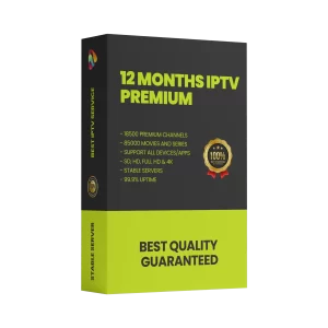 12 Months IPTV Basic Subscription